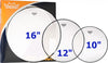 Remo Emperor Coated Tom Pack – 10", 12", 16" Drumheads (PP-1412-BE)