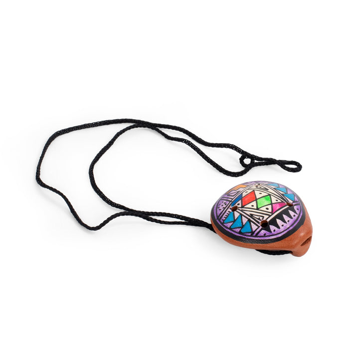 Percussion Plus Percussion Plus Honestly Made Mini clay painted ocarina - image 1