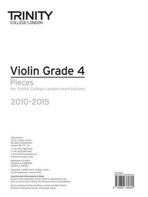 Trinity Guildhall Violin Grade 4 *Old Syllabus