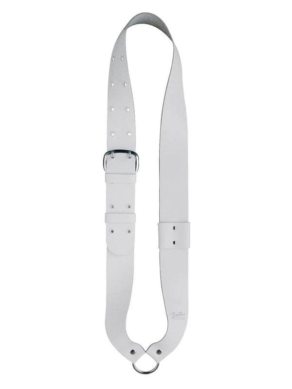 Boston SB-10 Marching Snare Drum Sling – White Leather (EAN: 8719147029776)