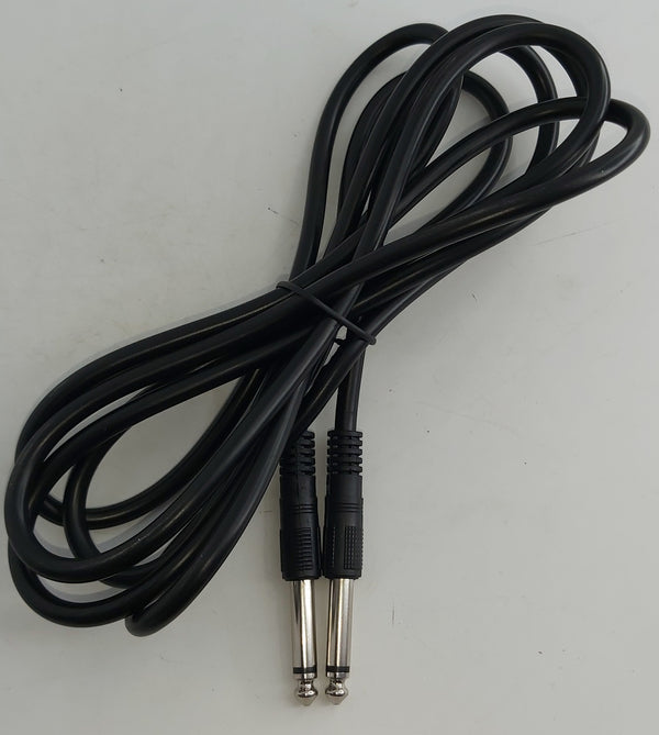 Guitar/Instrument cable Black.  2M Jack - Jack