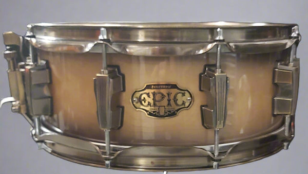 Ludwig Epic Series Snare Drum – 14x5 Natural Birch Shell with Chrome Hardware (Pre-Owned)