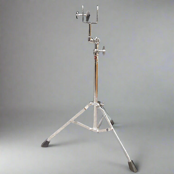 Pre-Owned Stagg Bongo Stand – Adjustable Height 63–90cm, Chrome with Rubber Feet