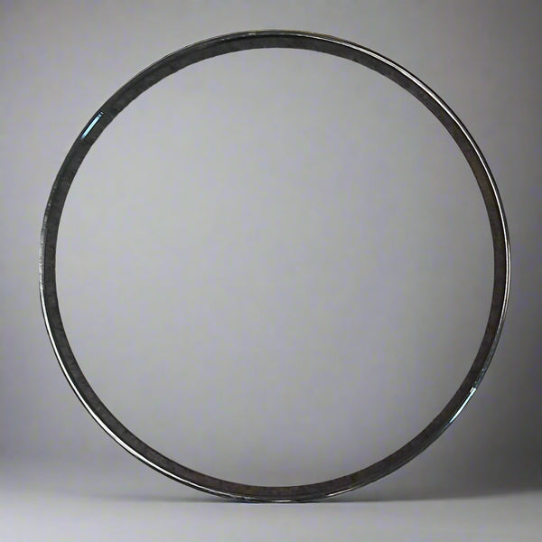 Unbranded 22" Bass Drum Hoop – Gloss Black, NOS