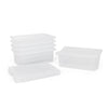 Percussion Plus Monarch 5x 20L extra strong storage box and lid set - Clear - image 1
