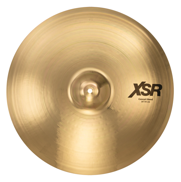 Sabian 20" XSR Concert Band Cymbal - B20 Bronze, Medium Weight, Bright and Articulate Sound for Ensembles