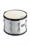 Stagg MATD-1412 14" x 12" Marching Tenor Drum – White with Strap, Sticks & Drum Key