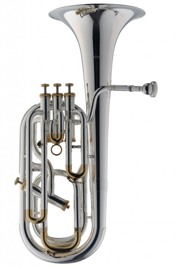 Levante LV-BH5411 3+1 Bb Baritone – Silver/Gold Trim (21580)