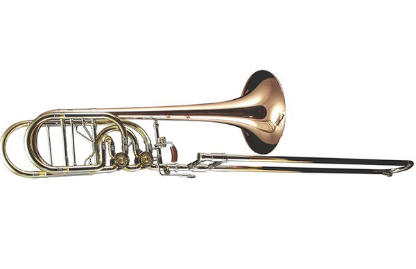 Greenhoe GC5-3R Independent Bass Trombone – Bb/F/Gb with Red Brass Bell