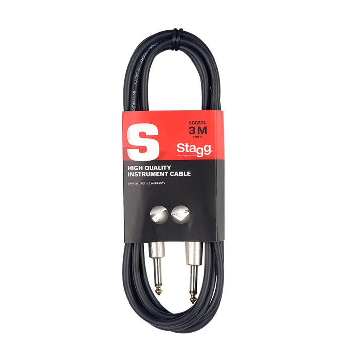 Stagg SGC3DL 3m Deluxe Instrument Cable