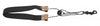 Full view of Stagg GoodGroove saxophone strap with black neck padding and plastic hook

