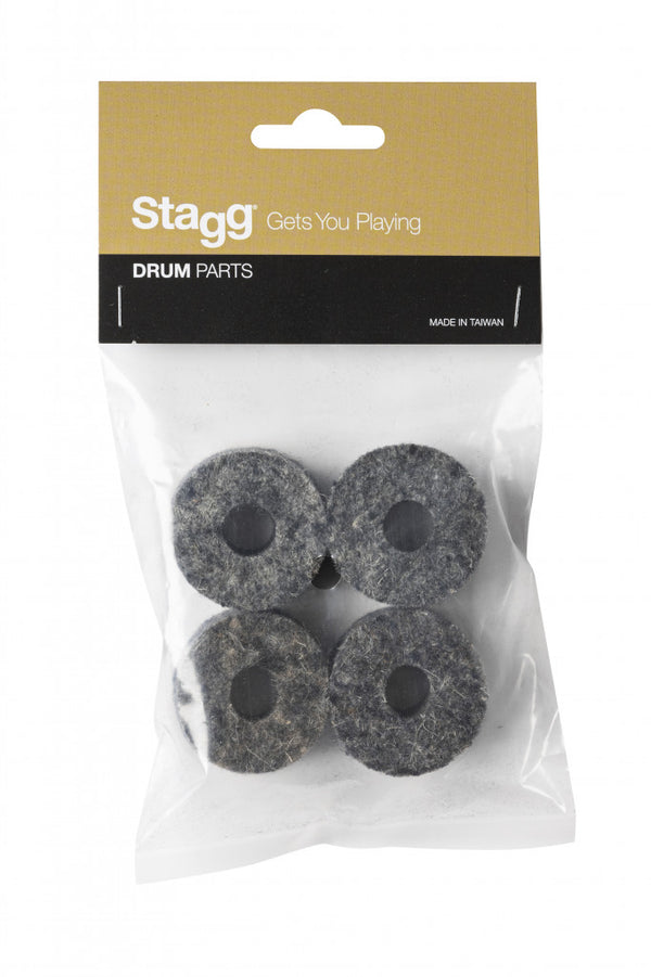 Stagg (SPRF4-4) Large Cymbal Felts - Pack Of 4