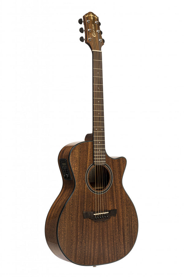 Crafter Able T635CE N Electro-Acoustic Guitar – Solid Mahogany Top, Cutaway Orchestra Body (26608)