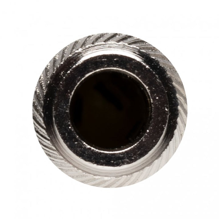 Macro close-up of one jack plug showing tip and sleeve detail

