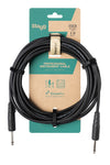 Stagg EGC6 E-Series 6m Instrument Cable – Jack to Jack – True Mold Technology (28258)