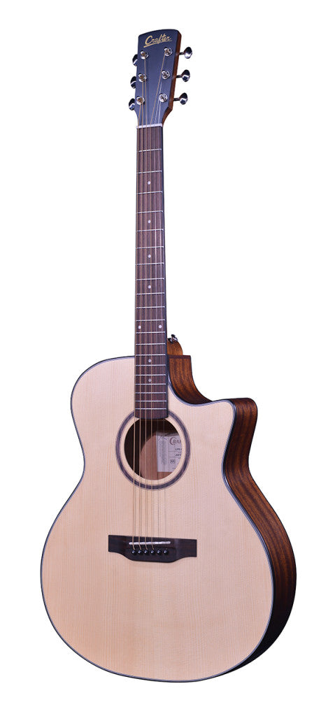 Crafter LITE G16CE - Cutaway Grand Auditorium Electro-Acoustic Guitar with LR-T NX Preamp