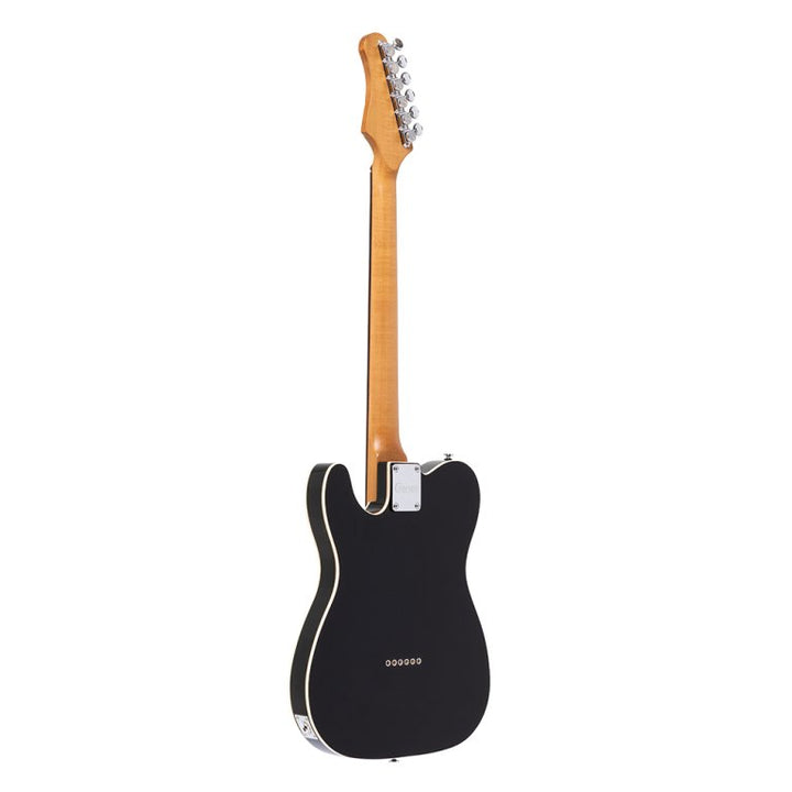 Rear view showing roasted maple neck and back of Crafter T60VSR CB electric guitar


