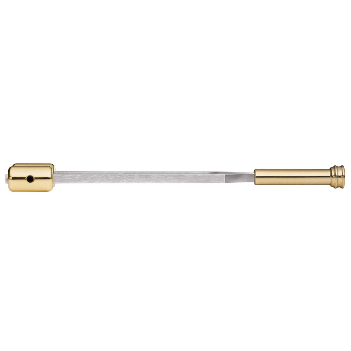 ECO BRASSÂ® handle with ergonomic design for comfortable use in grounding sound therapy