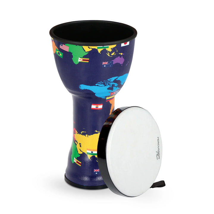 Percussion Plus Percussion Plus 10″ and 12″ nesting djembes set of 2 with bags - Without Slap graphics - image 4