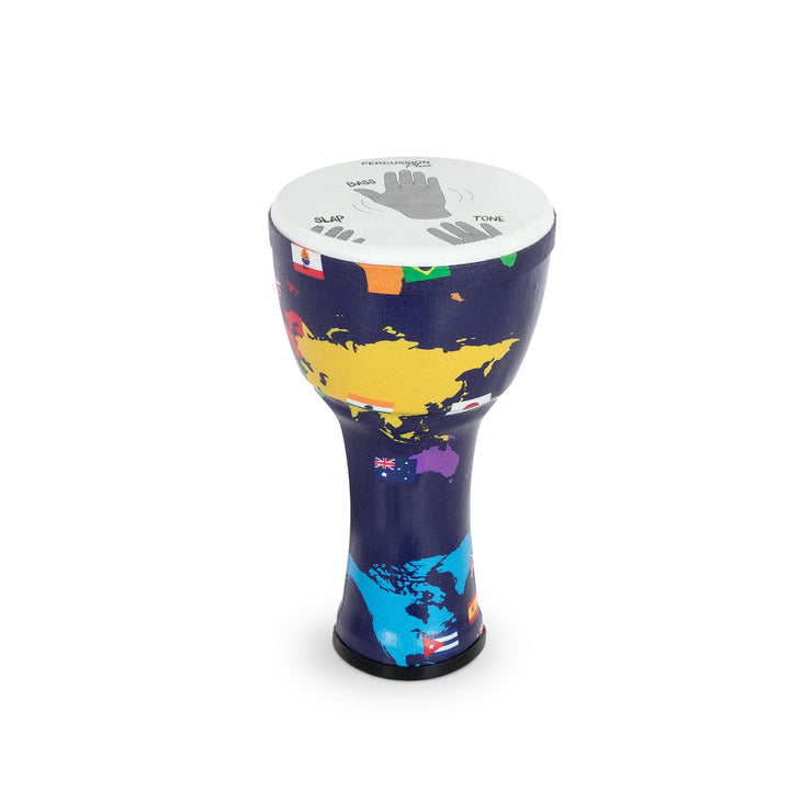 Percussion Plus Percussion Plus 8″, 10″ and 12″ nesting djembes set of 3 with bags - With Slap graphics - image 3