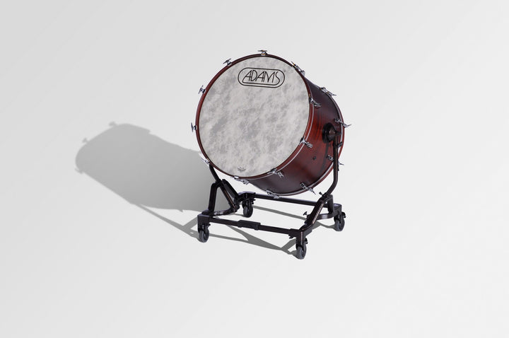 Adams Concert Bass Drum with Universal stands (formerly called Tilting stands) and Cymbal Holder 32 x 22