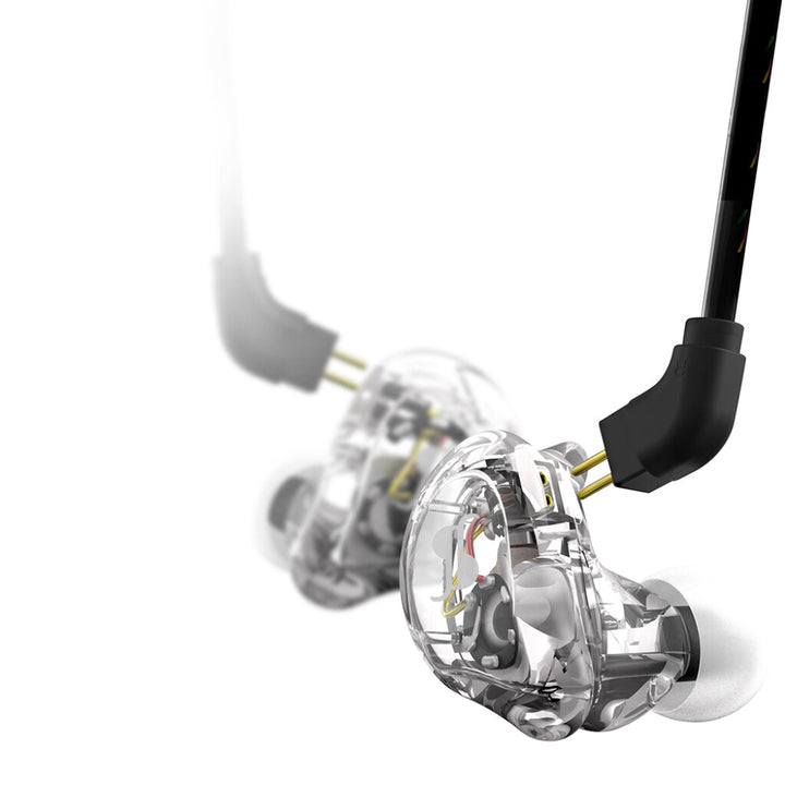 Stagg In-Ear Monitors, High Resolution, Dual Driver, Sound Isolating - SPM-235 transparent from side