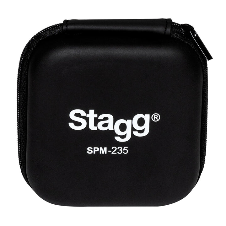 Stagg In-Ear Monitors, High Resolution, Dual Driver, Sound Isolating - SPM-235 case