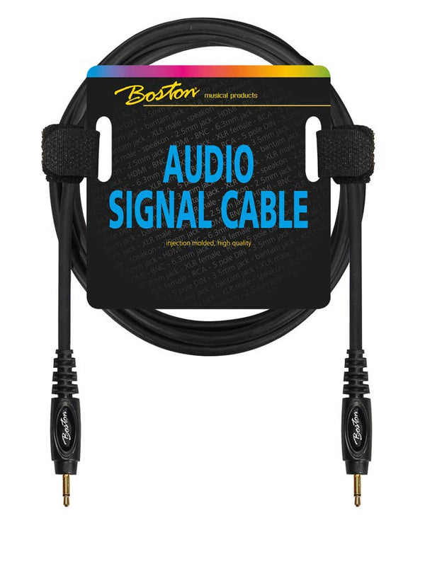 Boston Audio Signal Cable 3.5mm Jack Mono to 3.5mm Jack Mono, 0.75 meter