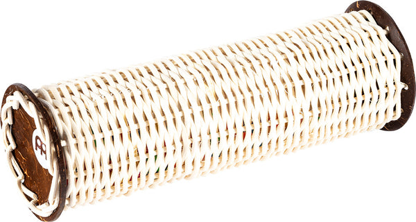 MEINL Percussion Double Shaker/Ganza - Handwoven Rattan with Coconut Bottom, Two Sounds in One, Large