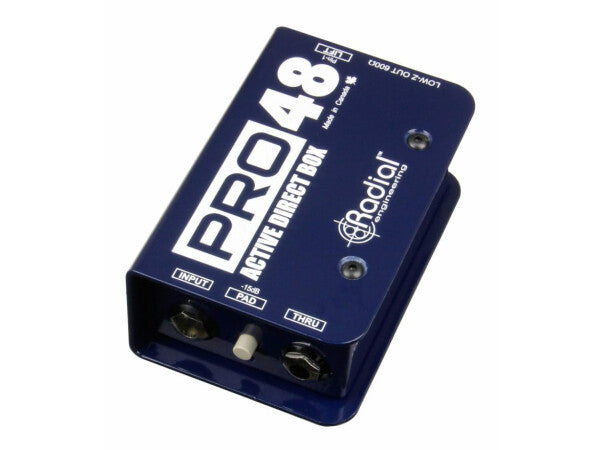 Radial Pro48 DI – Rear Panel with Inputs

