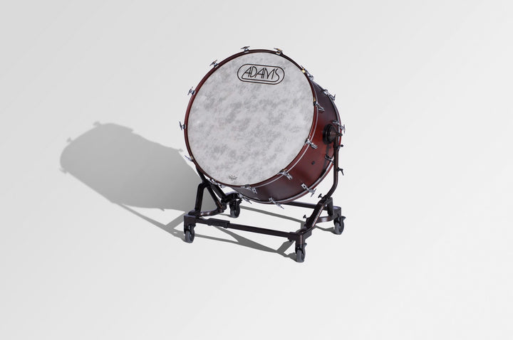 Adams Concert Bass Drum with Universal stands (formerly called Tilting stands) and Cymbal Holder 36 x 18