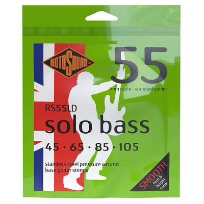 Rotosound RS55LD Solo Bass 55 stainless steel bass strings 45-105

