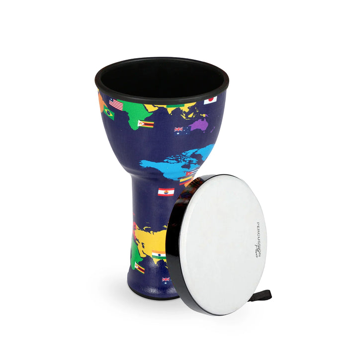 Percussion Plus Percussion Plus 8″, 10″ and 12″ nesting djembes set of 3 with bags - Without Slap graphics - image 4