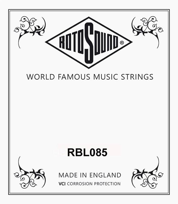 Rotosound RBL085 Single Bass String – .085 Nickel Plated Steel for Electric Bass (41304)