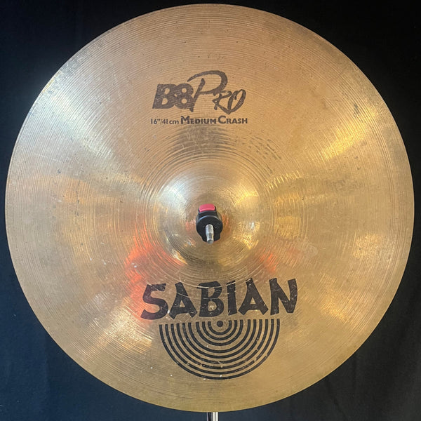 Pre-Owned Sabian B8 Pro 16” Medium Crash Cymbal – Bright, Focused Sound