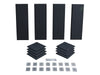 Primacoustic London 8 Acoustic Wall Panel Room Kit – Acoustic Treatment for Rooms up to 100 ft²