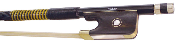 Hidersine Carbon Fibre Viola Bow (4/4) – Nickel-Mounted Ebony Frog (Model 5051)
