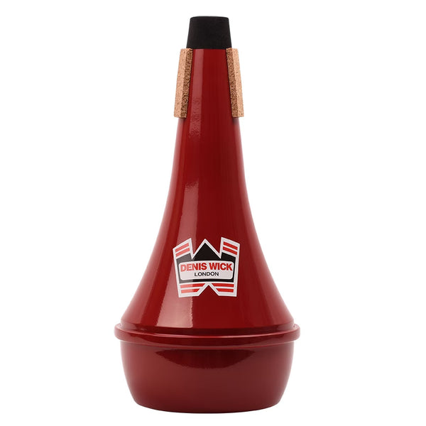 Denis Wick 5505R Trombone Straight Mute – Red-Coated Aluminium, Hand-Spun Design