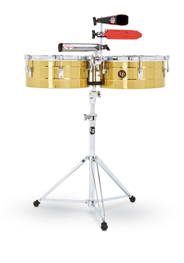LP Timbales Tito Puente Solid Brass 13"/14" (LP256-B) - product image