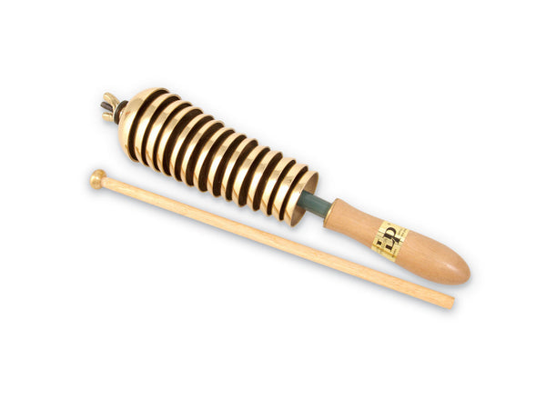 Latin Percussion LP Handheld Bell Tree Brass, 14" - LP589 - Cascading Sound with 14 Brass Bells on Solid Wood Handle (LP861010)