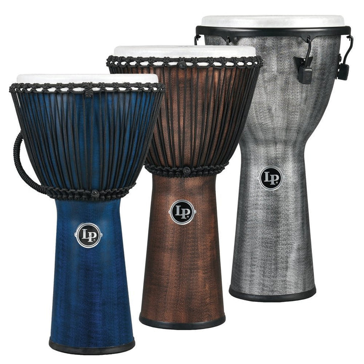 Latin Percussion Gray Djembe World Beat FX Rope Tuned LP724G – Latin Percussion