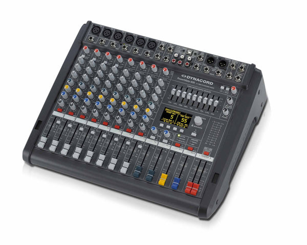 Dynacord PowerMate 600-3 8-Channel Powered Mixer front panel

