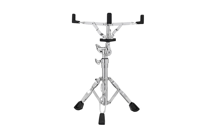 Pearl S830 Snare Stand with double-braced Trident-style tripod and Uni-Lock gearless tilter.