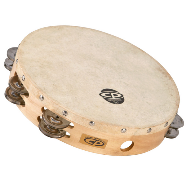 Latin Percussion 10'' double row Tambourine CP Wood CP380 – Latin Percussion