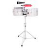LP Timbales Tito Puente Stainless Steel 13"/14" (LP256-S) - product image