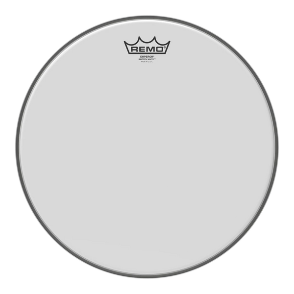 Remo Emperor Smooth White Drumhead – Durable 2-Ply Head with Focused Midrange Tone