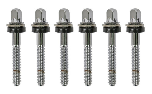 Latin Percussion Chrome  6 pieces Tension rods Mini Timbales + Micro Snare Drum - LP845-K 845-JD LP846-SN LP848-SN...