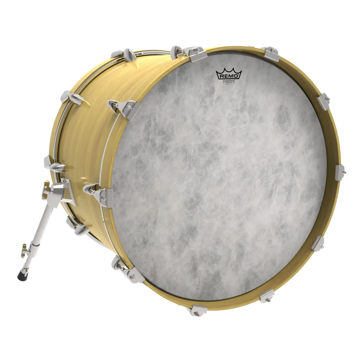 Remo Fiberskyn P3 drumhead for bass drums – focused tone and low-frequency control

