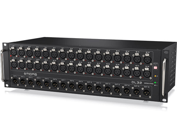 Midas DL32 Stage Box – 32 In / 16 Out, AES50 + ADAT (DL32)