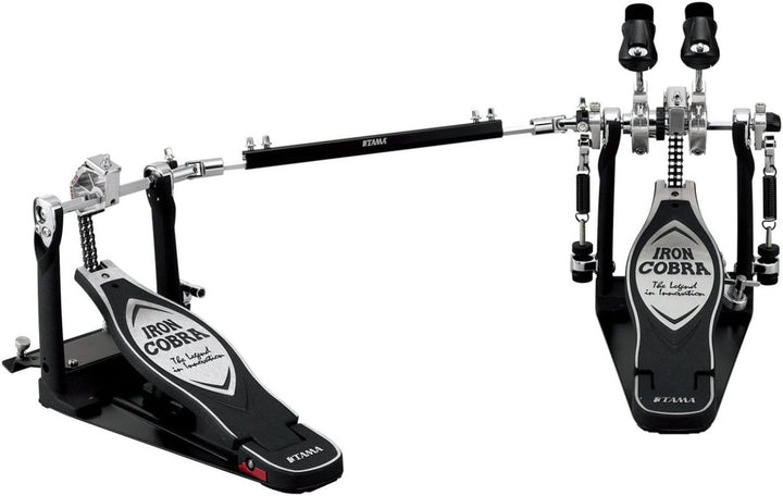 TAMA Iron Cobra 900 Twin Pedal Power Glide with advanced features like Cobra Coil and Swivel Spring Tight